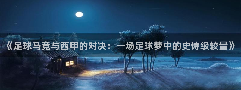 《足球马竞与西甲的对决：一场足球梦中的史诗级较量》